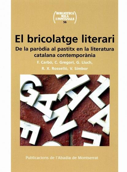 EL BRICOLATGE LITERARI | 9788498830286 | VARIOS