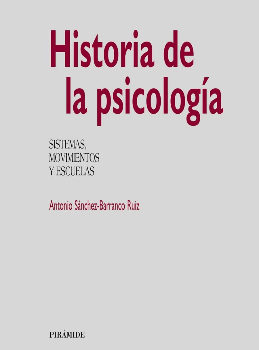 HISTORIA DE LA PSICOLOGIA | 9788436809664 | SßNCHEZ-BARRANCO, AN