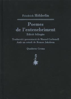 POEMES DE L'ENTENEBRIMENT | 9788477271604 | HÖLDERLIN, FRIEDRICH