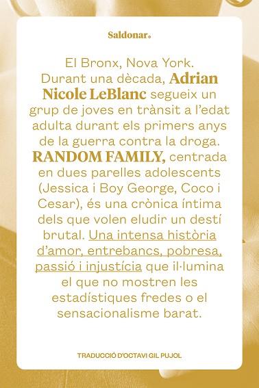RANDOM FAMILY | 9788419571250 | ADRIAN NICOLE, LEBLANC
