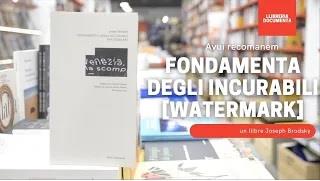 Avui parlem de 'Fondamenta degli incurabili' (Watermark) conegut com Marca d'aigua de Joseph Brodsky | 