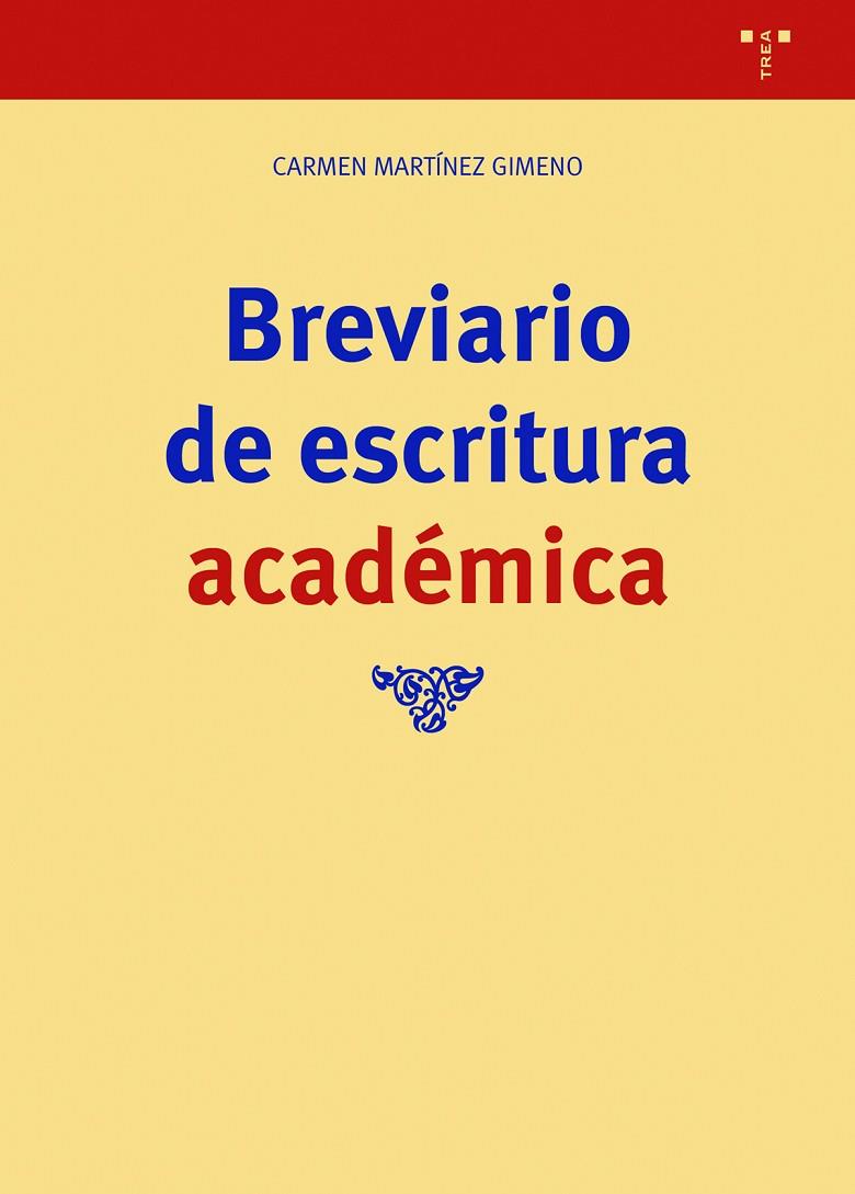 BREVIARIO DE ESCRITURA ACADÉMICA | 9788418105609 | MARTÍNEZ GIMENO, CARMEN