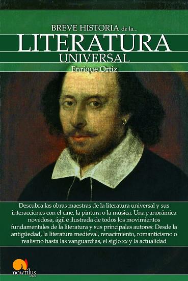 BREVE HISTORIA DE LA LITERATURA UNIVERSAL | 9788413050560 | ORTIZ AGUIRRE, ENRIQUE