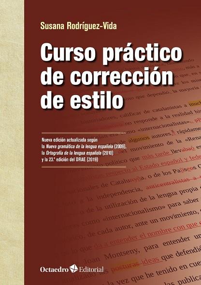 CURSO PRÁCTICO DE CORRECCIÓN DE ESTILO | 9788418348952 | RODRÍGUEZ VIDA, SUSANA