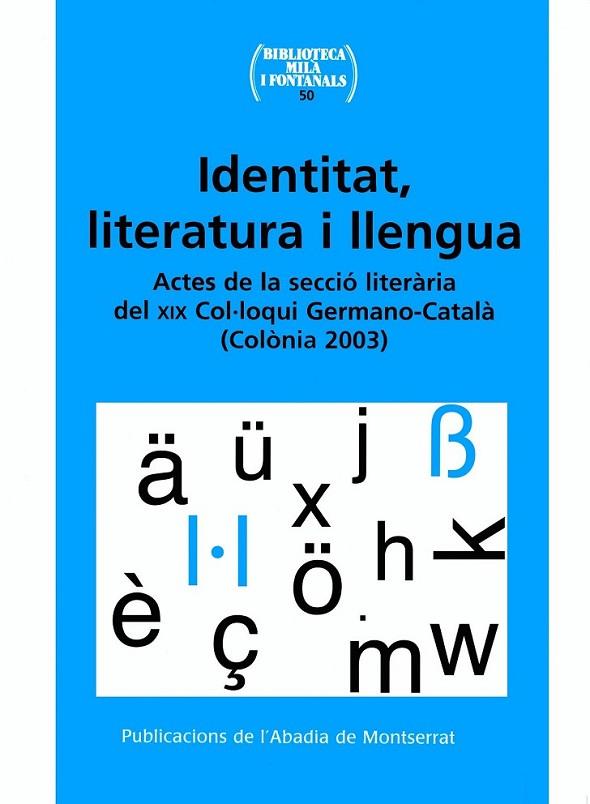 IDENTITAT, LITERATURA I LLENGUA | 9788484158110 | VARIOS AUTORES