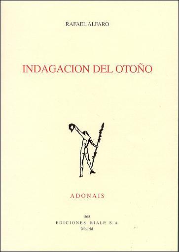 INDAGACION DEL OTOÑO | 9788432134326 | ALFARO