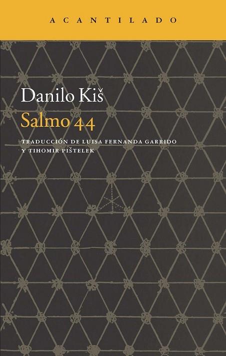 SALMO 44 | 9788416011292 | KIS, DANILO