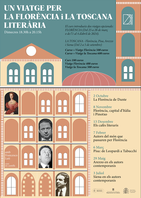 Un Viatge per la Florència i la Toscana literària amb Francesco Luti (Curs en castellà) | 