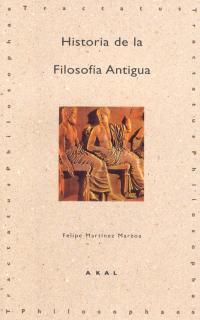 HISTORIA FILOSOFIA ANTIGUA | 9788446005520 | MARTINEZ MARZOA