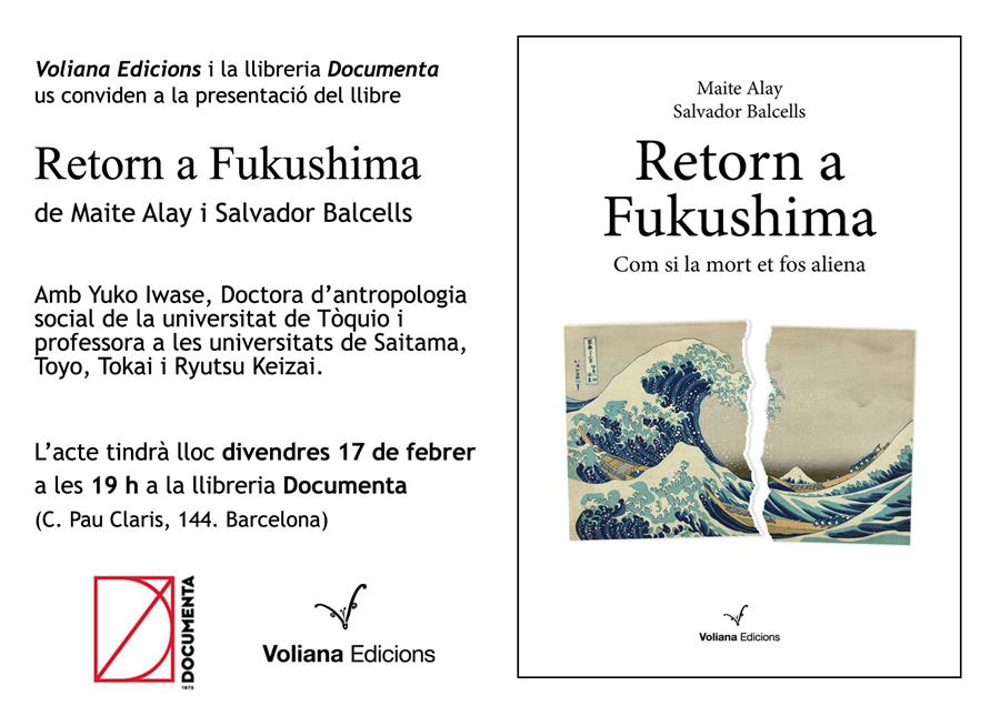 Presentació «Retorn a Fukushima» de Salvador Balcells i Maite Alay Suárez - 