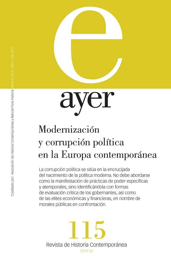 MODERNIZACIÓN Y CORRUPCIÓN POLÍTICA EN LA EUROPA CONTEMPORÁNEA | 9788416662975 | RUBÍ CASALS, GEMMA/MONIER, FRÉDÉRIC