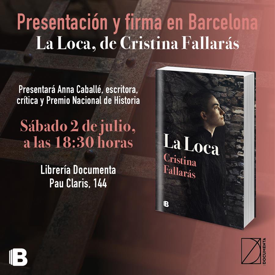 Presentem «La loca» de Cristina Fallarás - 