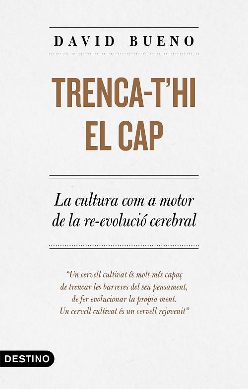 TRENCA-T'HI EL CAP | 9788497102889 | BUENO TORRENS, DAVID