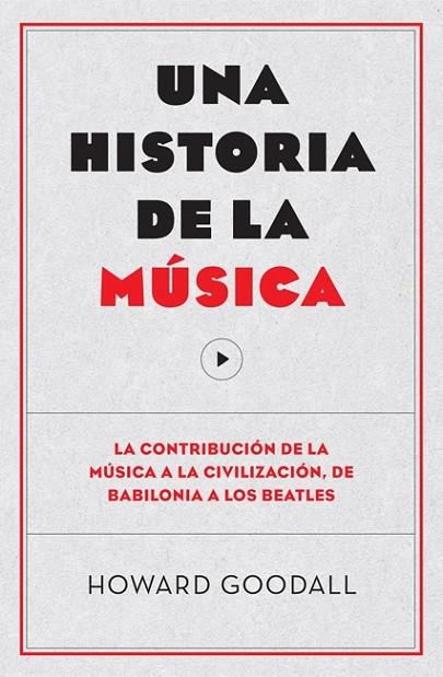 UNA HISTORIA DE LA MUSICA | 9788494126703 | GOODALL, HOWARD