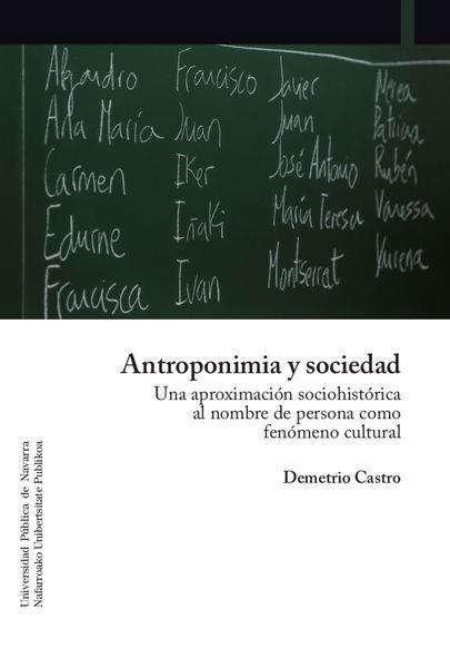 ANTROPONIMIA Y SOCIEDAD | 9788497692885 | CASTRO ALFÍN, DEMETRIO