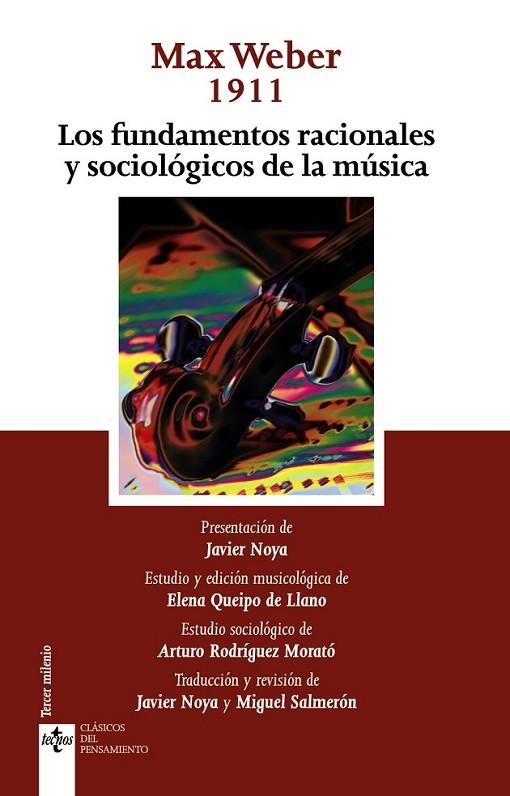 LOS FUNDAMENTOS RACIONALES Y SOCIOLÓGICOS DE LA MÚSICA | 9788430961900 | WEBER