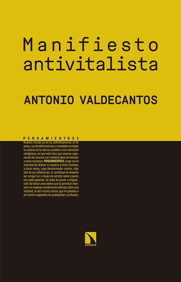 MANIFIESTO ANTIVITALISTA | 9788490975299 | VALDECANTOS,ANTONIO