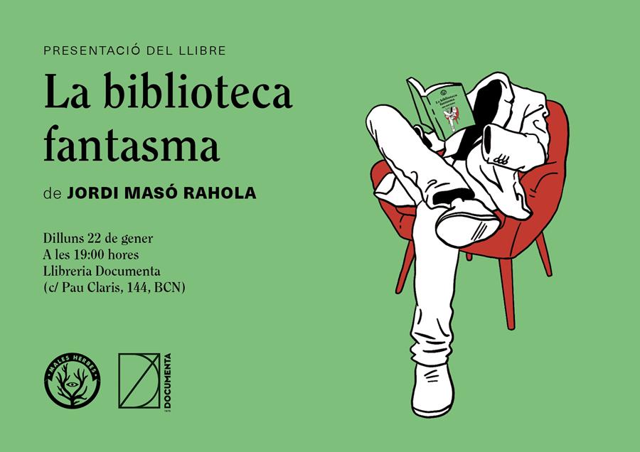 Presentem "La biblioteca fantasma", de Jordi Masó Rahola - 