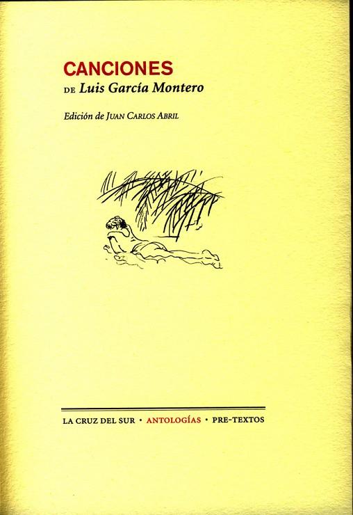 CANCIONES DE LUIS GARCIA | 9788481919912 | GARCíA MONTERO, LUIS ANTONIO