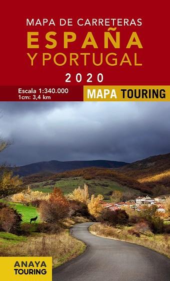 MAPA DE CARRETERAS DE ESPAÑA Y PORTUGAL 1:340.000, 2020 | 9788491582946 | ANAYA TOURING