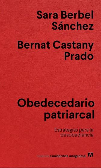 OBEDECEDARIO PATRIARCAL | 9788433922854 | BERBEL SÁNCHEZ, SARA/CASTANY PRADO, BERNAT