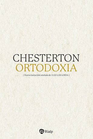ORTODOXIA | 9788432162572 | CHESTERTON, G.K