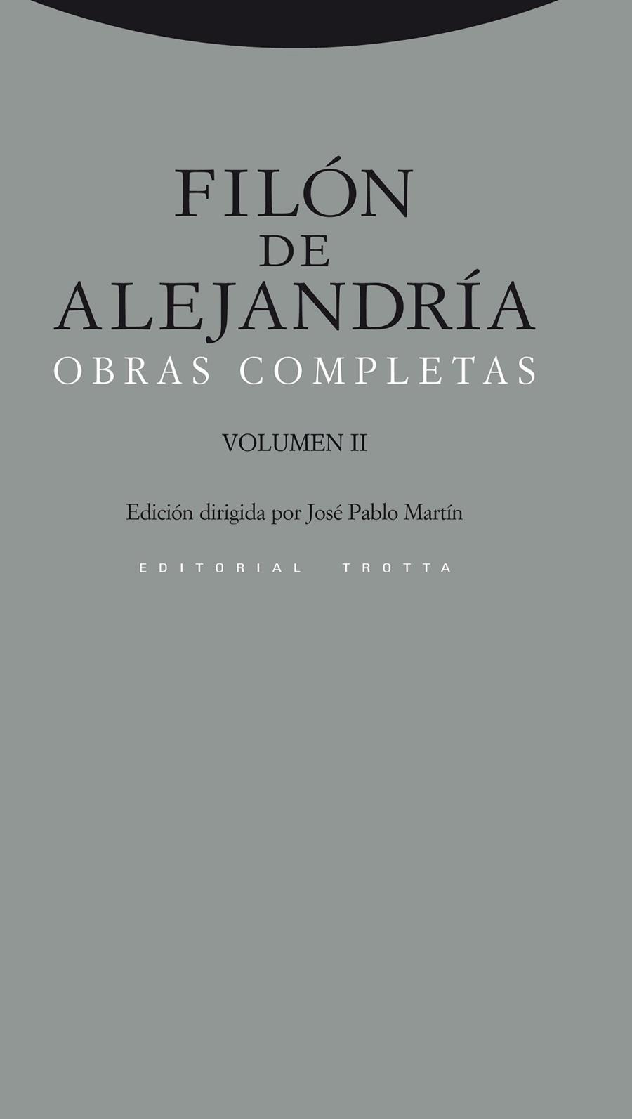 OBRAS COMPLETAS II. FILÓN DE ALEJANDRÍA | 9788498791518 | DE ALEJANDRíA, FILóN