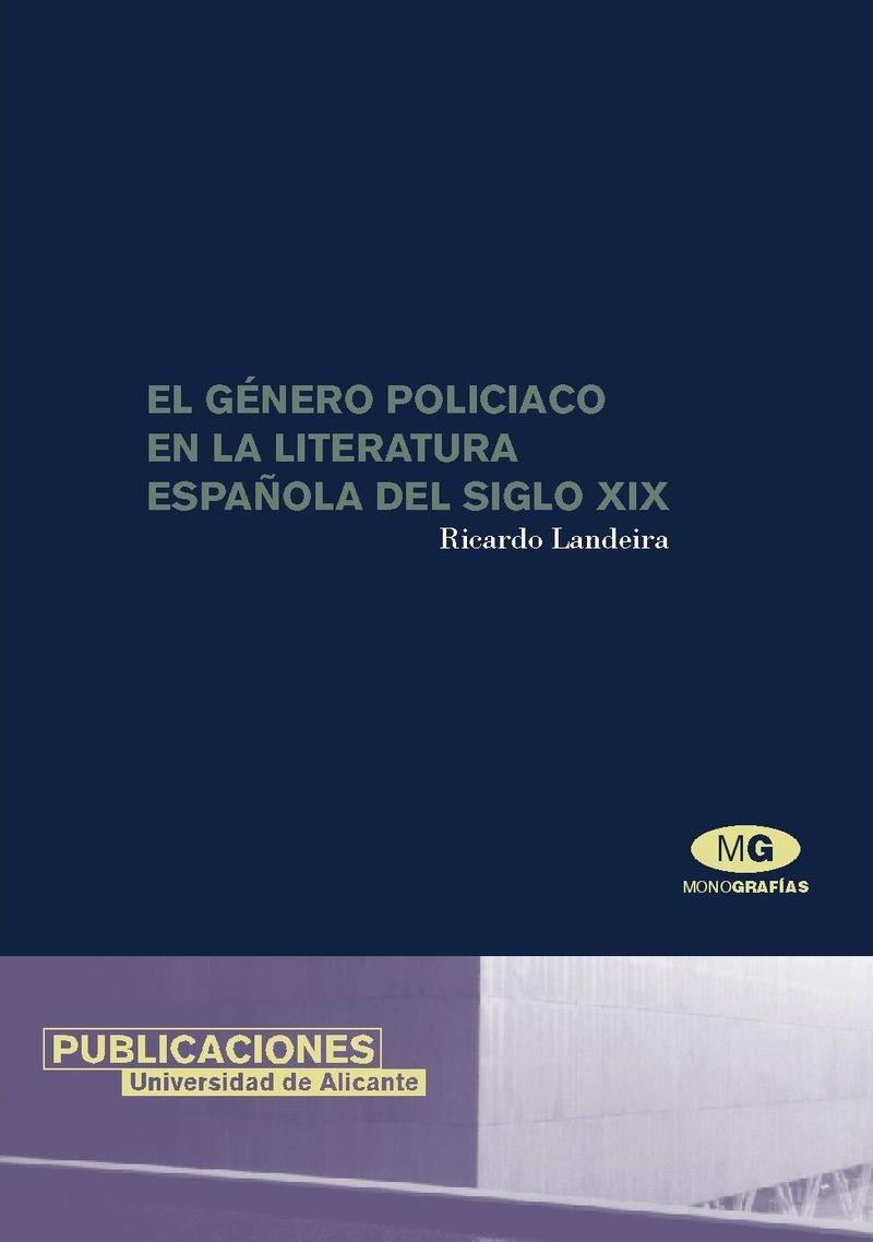 GENERO POLICIACO EN LA LITERATUR | 9788479086329 | LANDEIRA