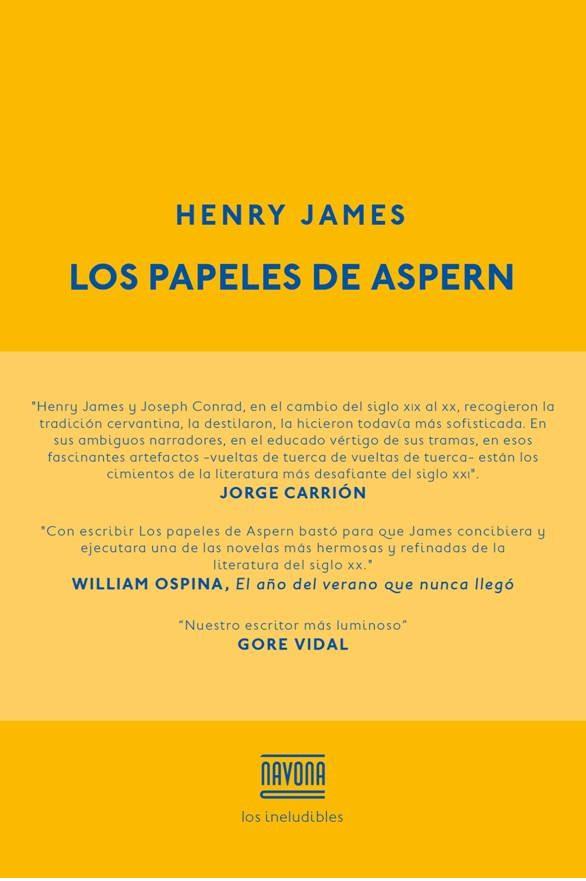 LOS PAPELES DE ASPERN | 9788416259229 | JAMES, HENRY