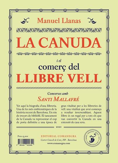 LA CANUDA I EL COMERÇ DEL LLIBRE VELL | 9788418022401 | LLANAS PONT, MANUEL