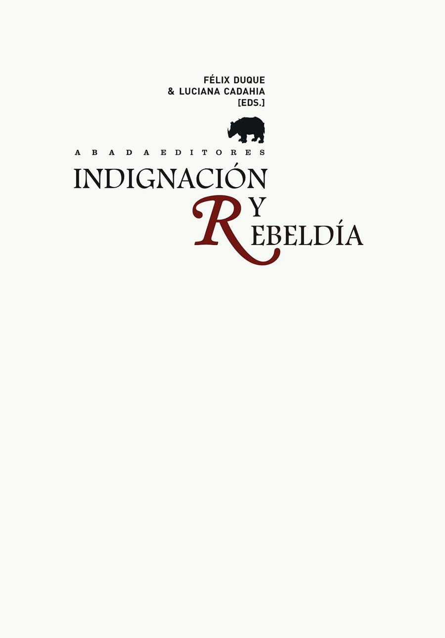 INDIGNACIÓN Y REBELDÍA | 9788415289678 | VV.AA.