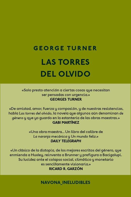 LAS TORRES DEL OLVIDO | 9788417181499 | TURNER, GEORGE