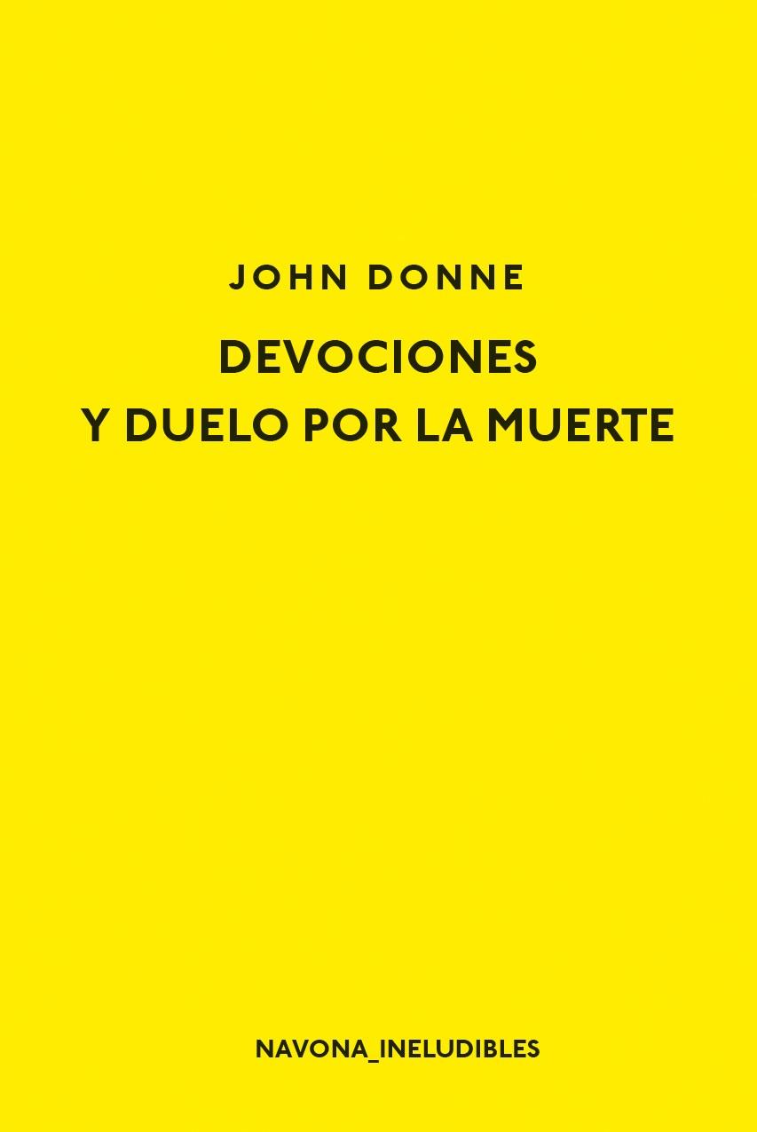 DEVOCIONES Y DUELO POR LA MUERTE | 9788417181352 | DONNE, JOHN