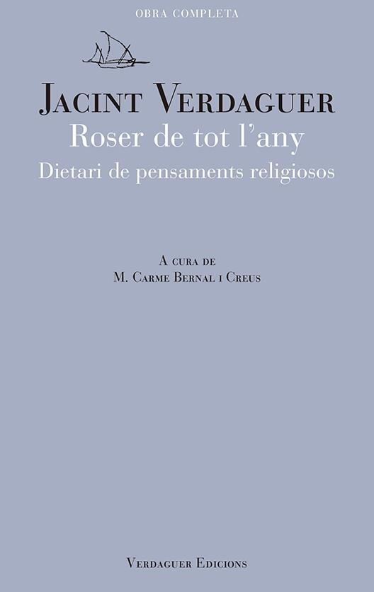 ROSER DE TOT L'ANY | 9788494458651 | VERDAGUER, JACINT
