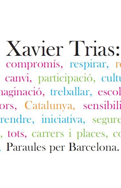 XAVIER TRIAS PARAULES PER BARCEL | 9788495987501 | XAVIER TRIAS