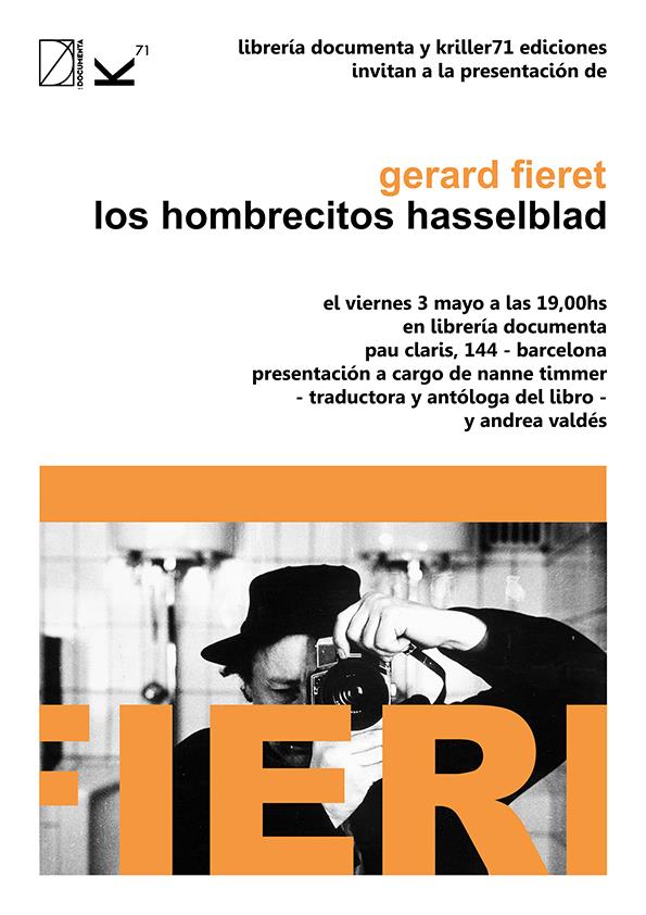 Presentem 'Los hombrecitos Hasselblad', de Gerard Fieret - 