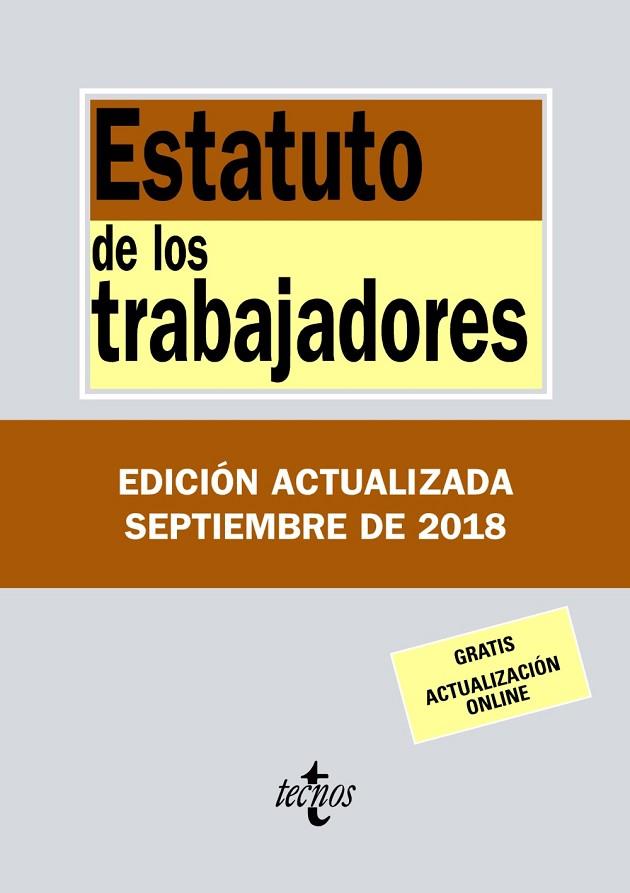 ESTATUTO DE LOS TRABAJADORES | 9788430975129 | EDITORIAL TECNOS