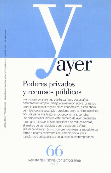 AYER PODERES PRIVADOS Y RECURSOS | 9788496467552 | VARIOS