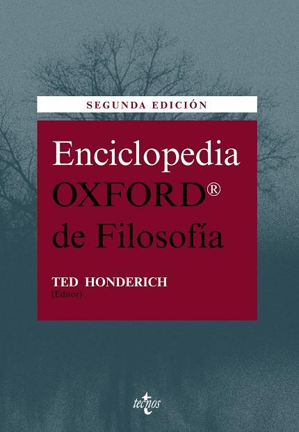 ENCICLOPEDIA OXFORD DE FILOSOFIA | 9788430947805 | HONDERICH