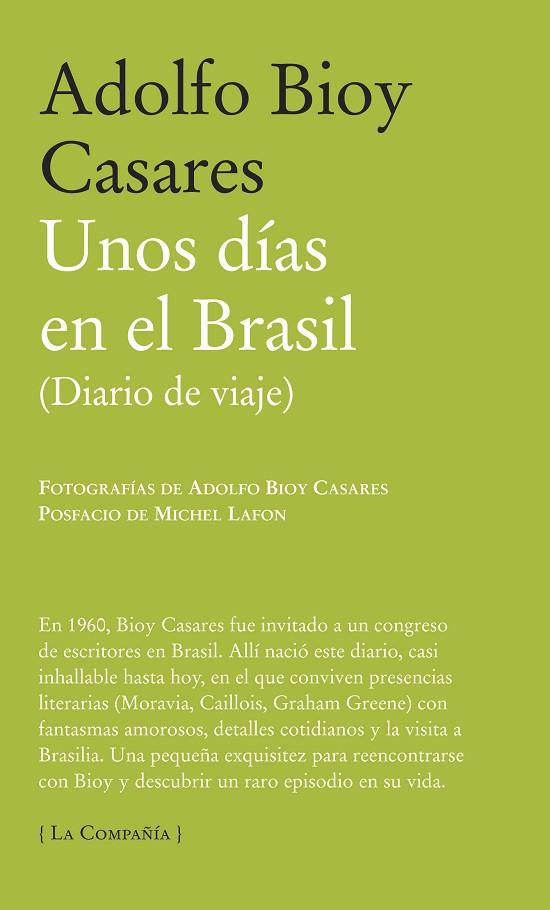 UNOS DIAS EN EL BRASIL | 9788483930717 | CASARES