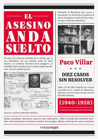 EL ASESINO ANDA SUELTO | 9788418022999 | VILLAR, PACO