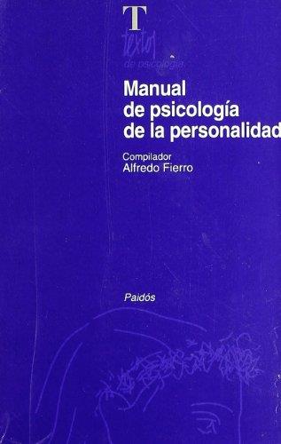 MANUAL DE PSICOLOGÍA DE LA PERSONALIDAD | 9788449303166 | FIERRO, ALFREDO