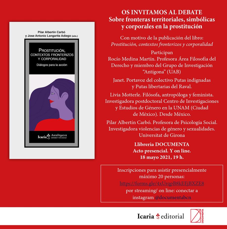 «Prostitución, contextos fronterizos y corporalidad. Diálogos para la acción» de Pilar Albertín y Jose Antonio Langarita - 