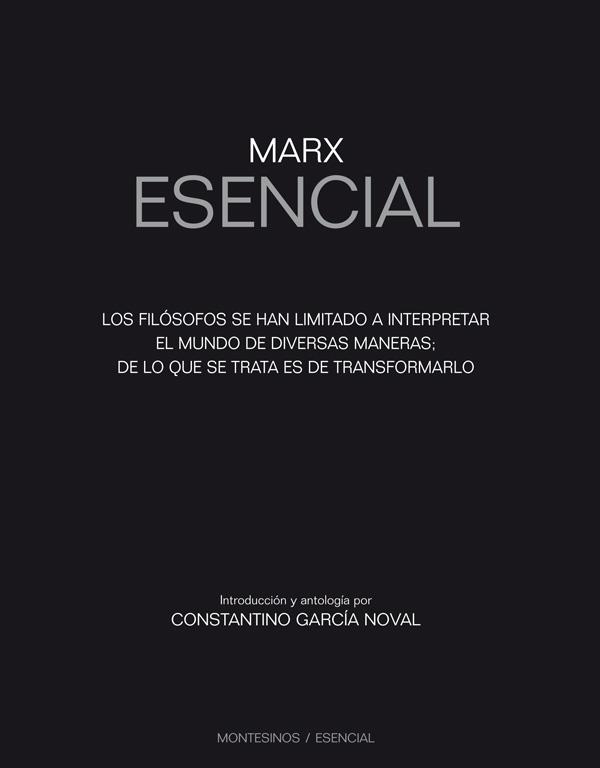 MARX ESENCIAL | 9788494183225 | GARCÍA NOVAL, CONSTANTINO