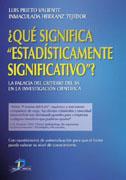 QUE SIGNIFICA ESTADISTICAMENTE.. | 9788479786663 | PRIETO VALIENTE, LUIS/HERRANZ TEJEDOR, INMACULADA