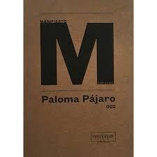 MANIFIESTO PALOMA PÁJARO 002 | 9788494766053 | PALOMA PÁJARO
