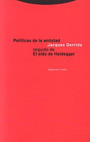 POLITICAS DE LA AMISTAD | 9788481642346 | DERRIDA