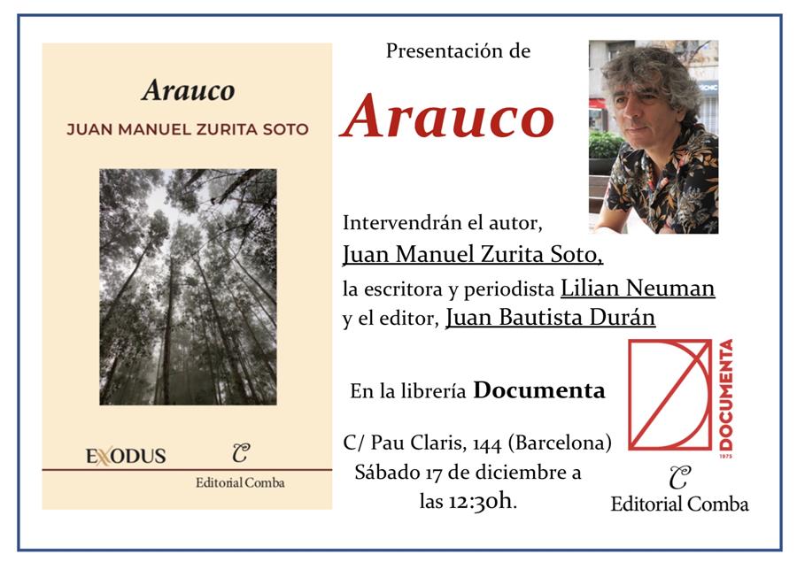 Presentem «Arauco» de Juan Manuel Zurita Soto - 
