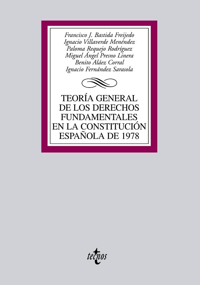 TEORIA GENERAL DERECHOS FUNDAMEN | 9788430941063 | BASTIDA FREIJEDO, FR