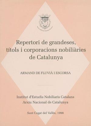 REPERTORI DE GRANDESES, TITOLS | 9788479355142 | FLUVIÀ